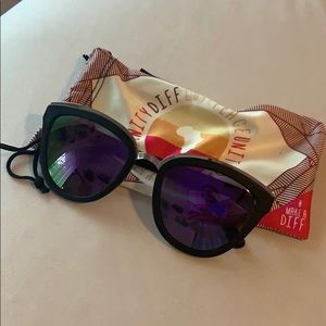 Diff Sunglasses - Matte Black old Becky version